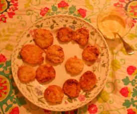 FriedGreenTomatoesCornmeal-